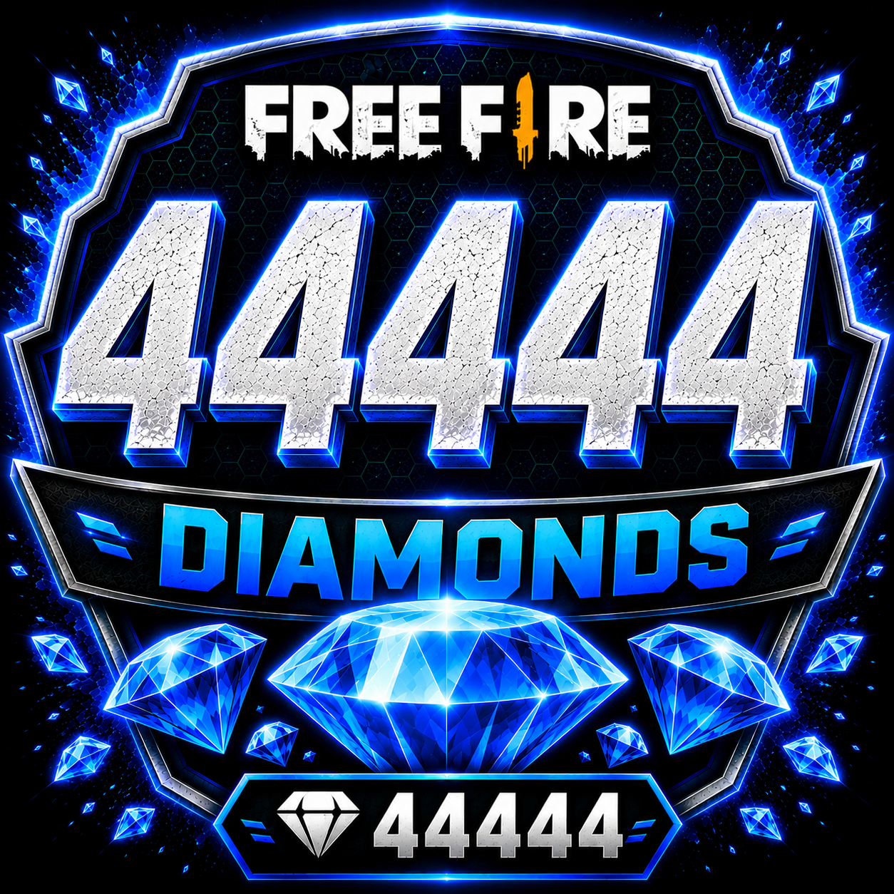44444 Diamonds