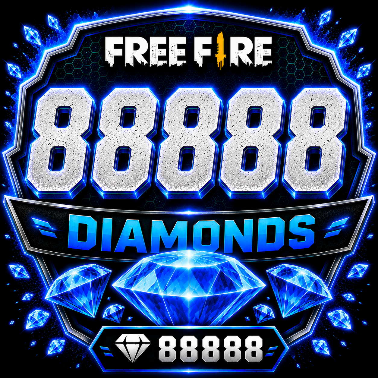 88888 Diamonds